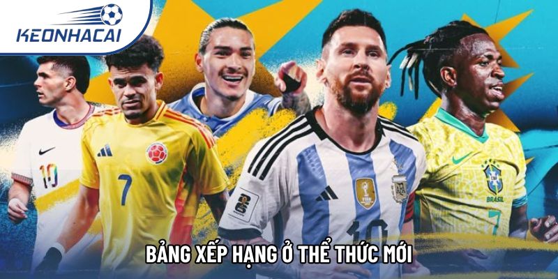 Bảng xếp hạng ở thể thức mới