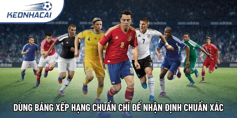 Dùng bảng xếp hạng chuẩn chỉ để nhận định chuẩn xác