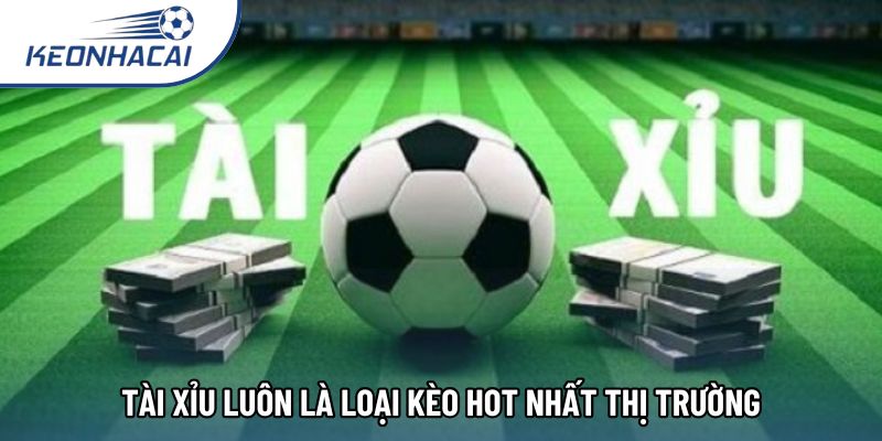 Tài xỉu luôn là loại kèo hot nhất thị trường
